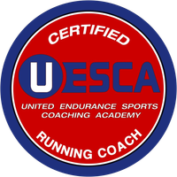 UESCA Certified Running Coach tanúsítvány emblémája